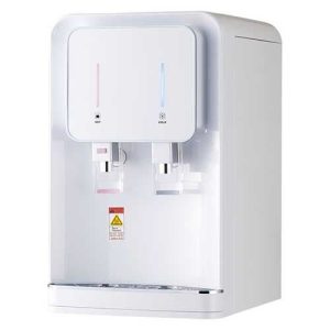Distributeur d'eau chaude et froide, blanc